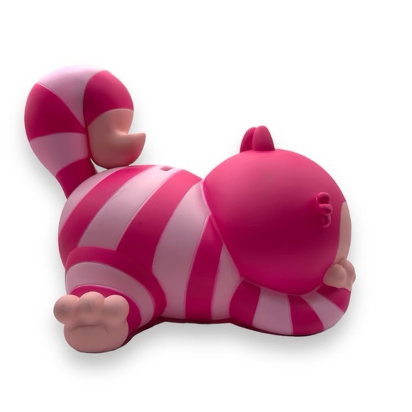 Disney Alice in Wonderland Cheshire Cat Pink Tail & Grin Kids Piggy Coin Banks - Picture 2 of 4